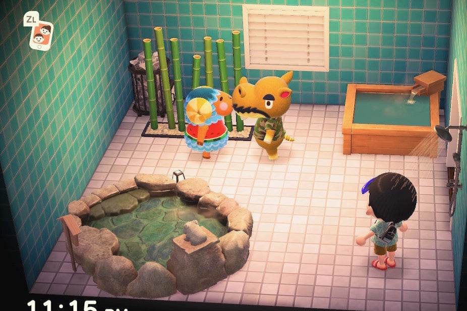 Harry house interior in Animal Crossing: New Horizons