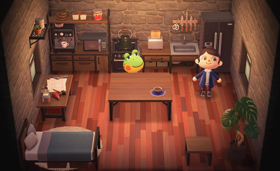 Henry house interior in Animal Crossing: New Horizons