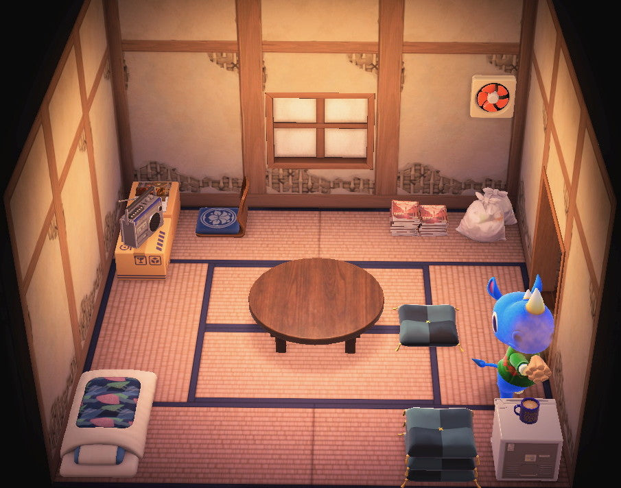 Hornsby house interior in Animal Crossing: New Horizons