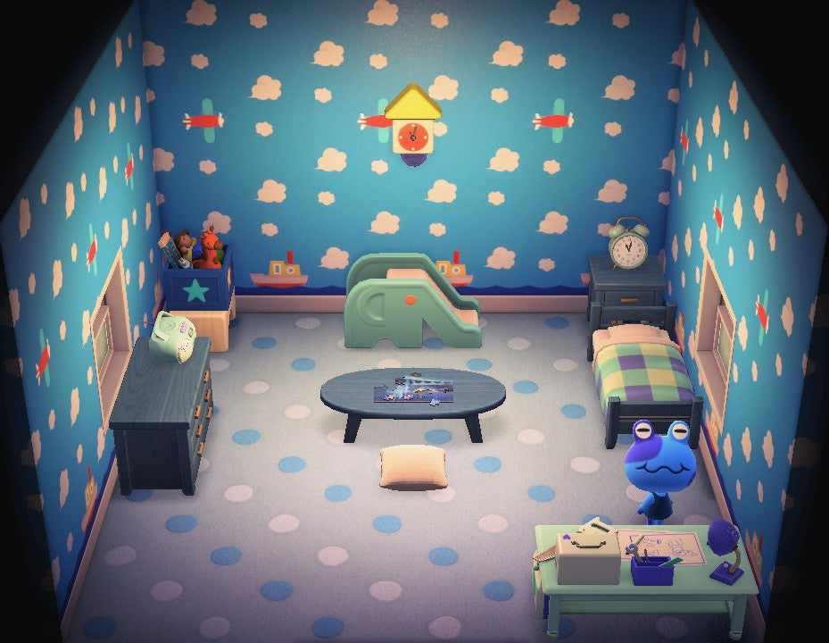 Jeremiah house interior in Animal Crossing: New Horizons