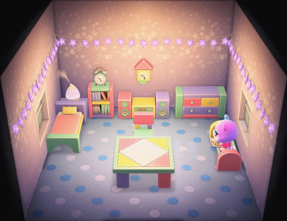 Judy house interior in Animal Crossing: New Horizons