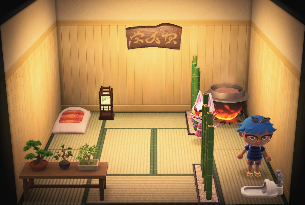 Kabuki house interior in Animal Crossing: New Horizons