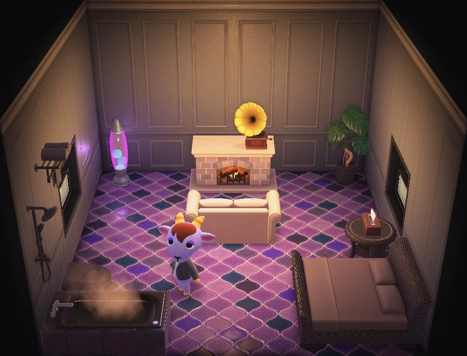 Kidd house interior in Animal Crossing: New Horizons