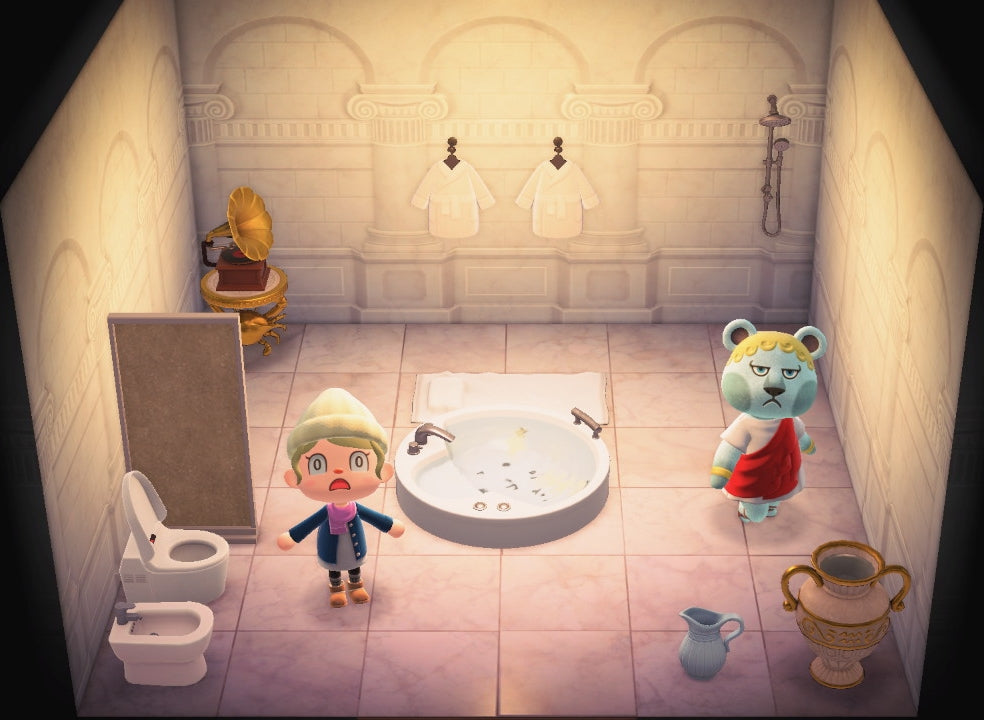Klaus house interior in Animal Crossing: New Horizons