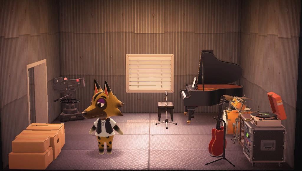 Kyle house interior in Animal Crossing: New Horizons