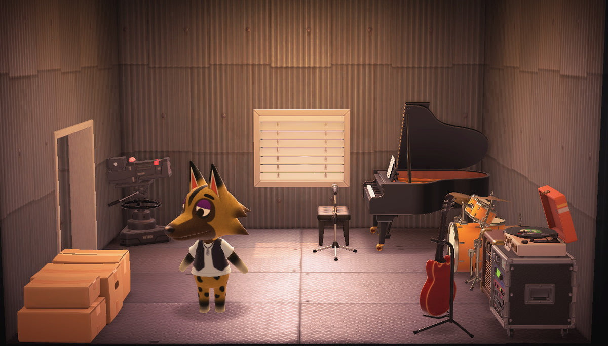 Kyle house interior in Animal Crossing: New Horizons