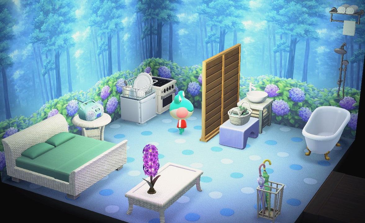 Lily house interior in Animal Crossing: New Horizons
