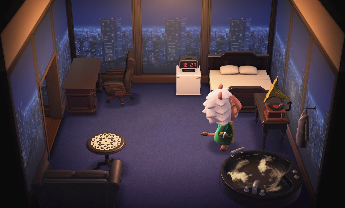 Lionel house interior in Animal Crossing: New Horizons