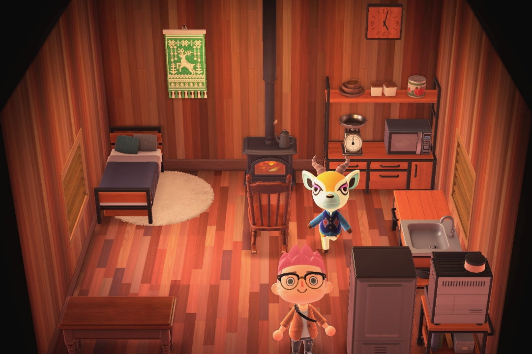 Lopez house interior in Animal Crossing: New Horizons