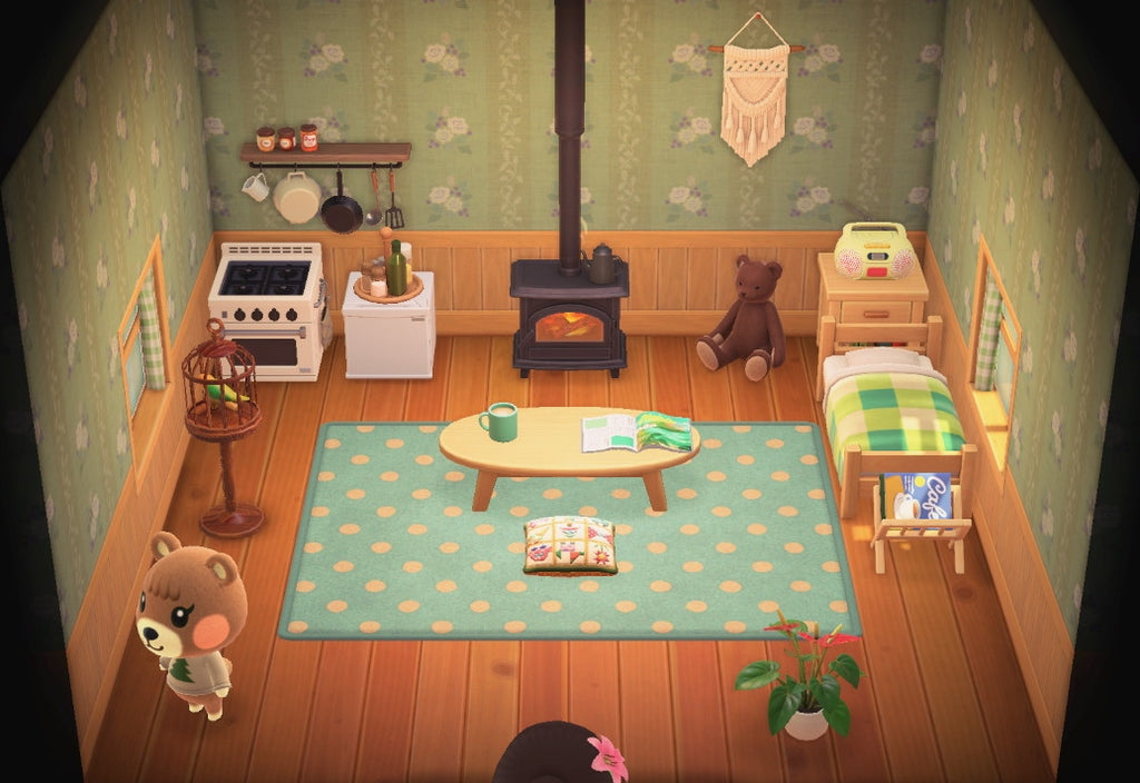 Maple house interior in Animal Crossing: New Horizons