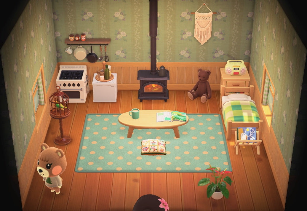 Maple house interior in Animal Crossing: New Horizons
