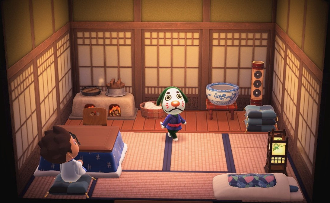 Marcel house interior in Animal Crossing: New Horizons