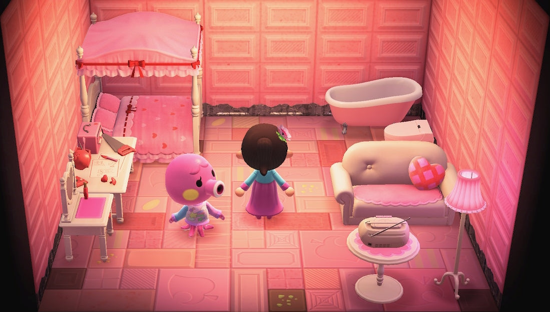 Marina house interior in Animal Crossing: New Horizons