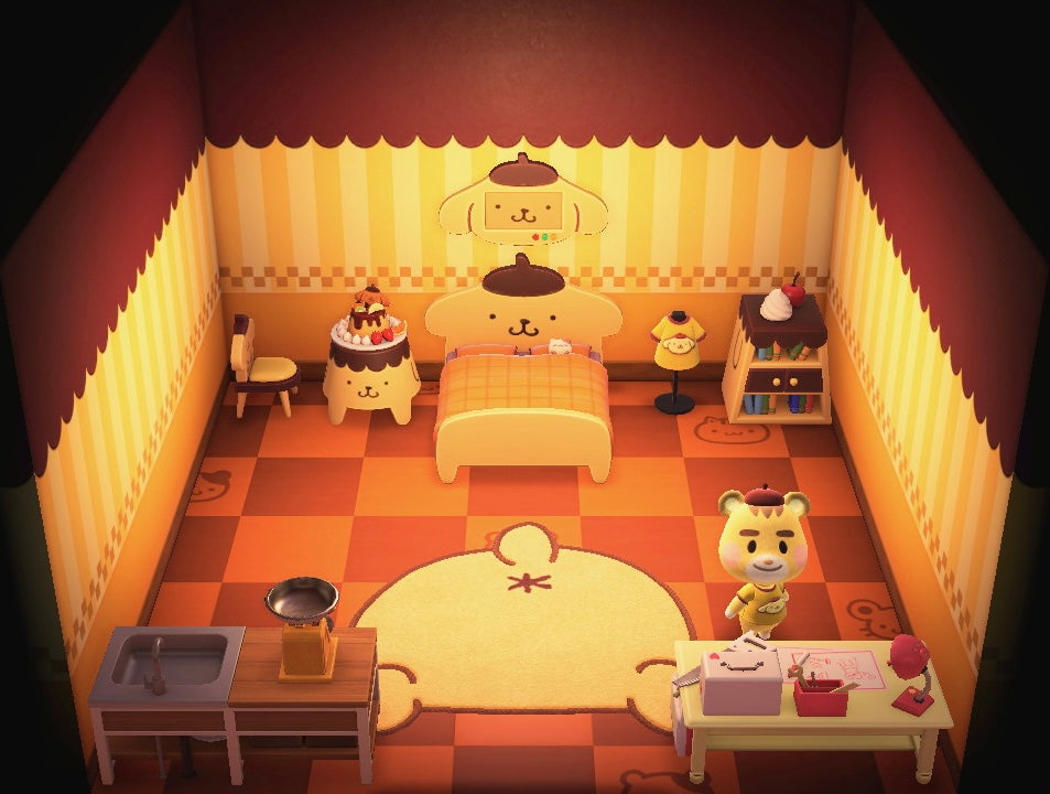 Marty house interior in Animal Crossing: New Horizons