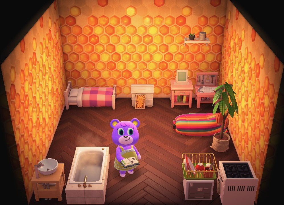 Megan house interior in Animal Crossing: New Horizons