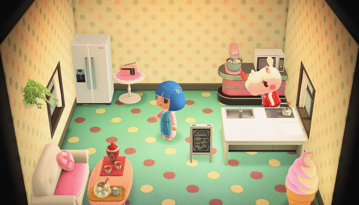 Merengue house interior in Animal Crossing: New Horizons