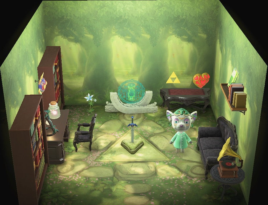 Mineru house interior in Animal Crossing: New Horizons