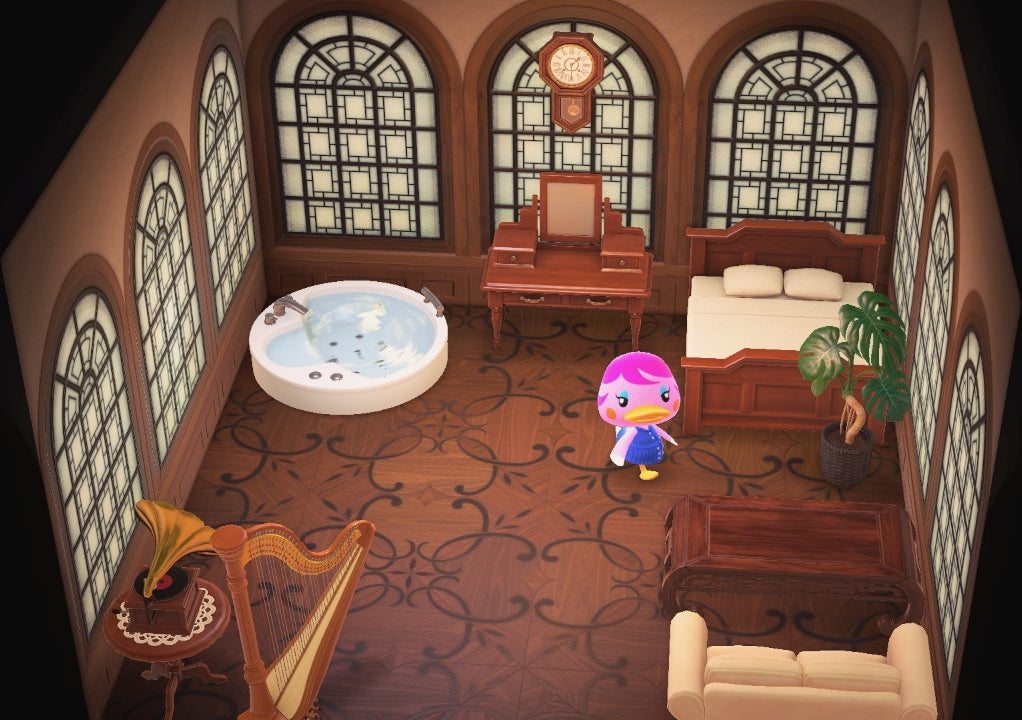 Miranda house interior in Animal Crossing: New Horizons