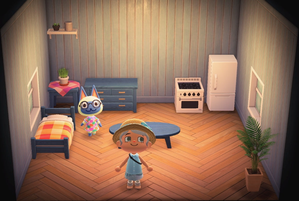 Mitzi house interior in Animal Crossing: New Horizons