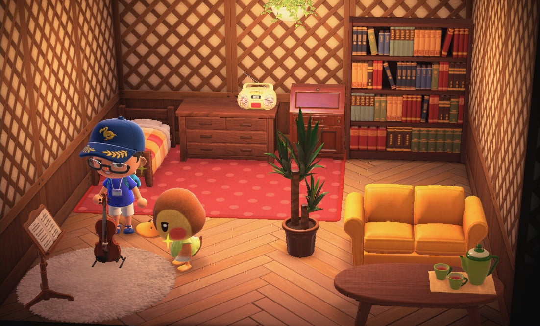 Molly house interior in Animal Crossing: New Horizons