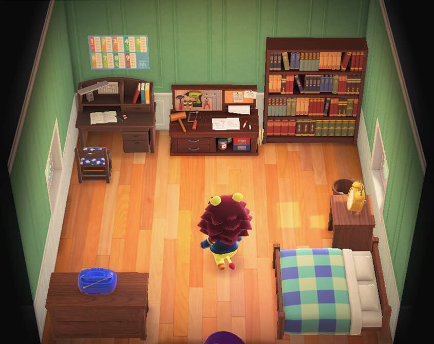 Mott house interior in Animal Crossing: New Horizons