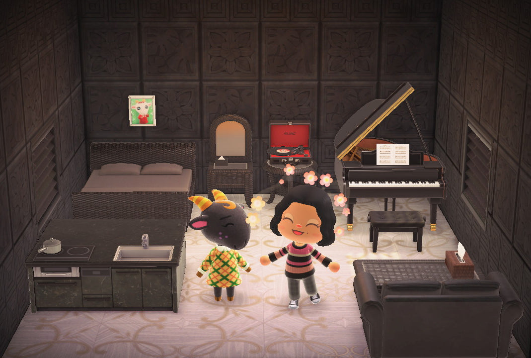 Nan house interior in Animal Crossing: New Horizons