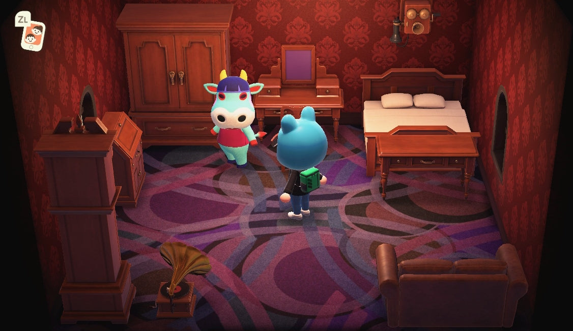 Naomi house interior in Animal Crossing: New Horizons