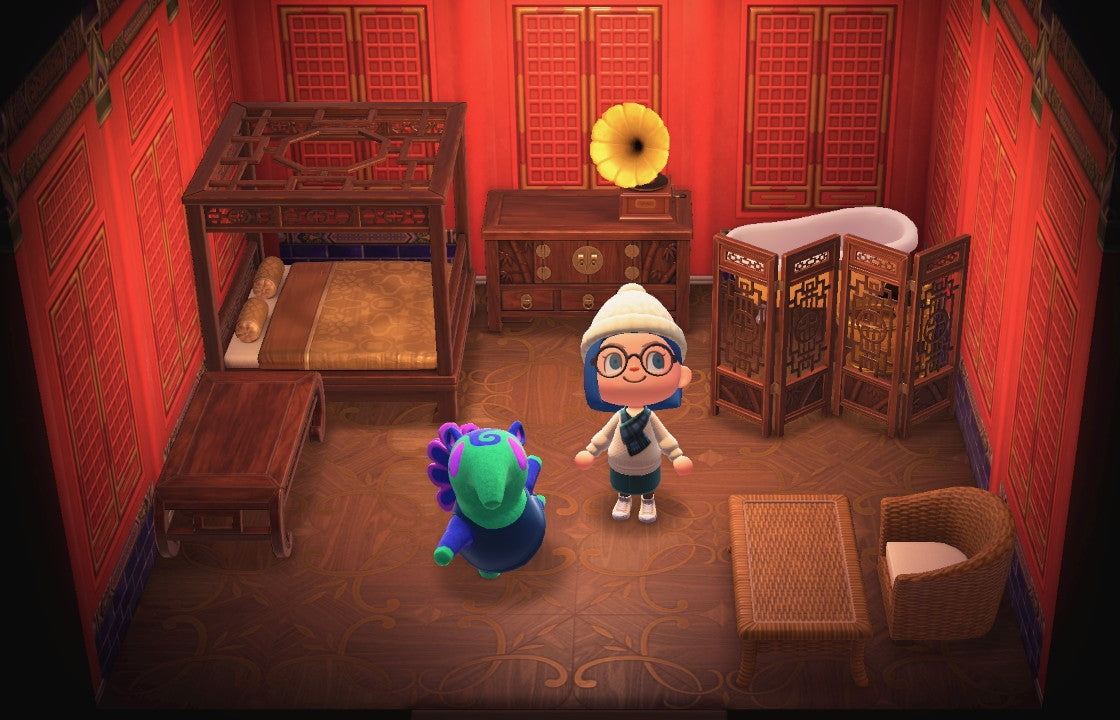 Pango house interior in Animal Crossing: New Horizons