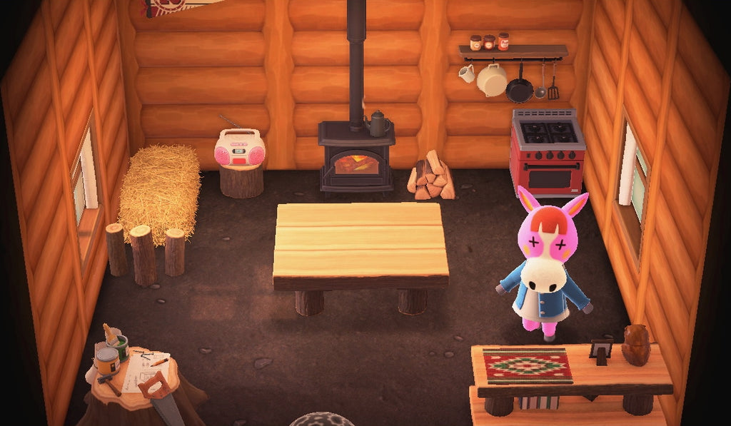 Peaches house interior in Animal Crossing: New Horizons