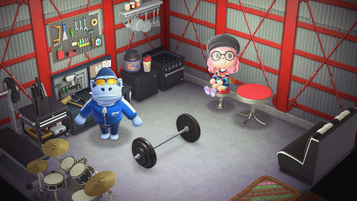 Peewee house interior in Animal Crossing: New Horizons