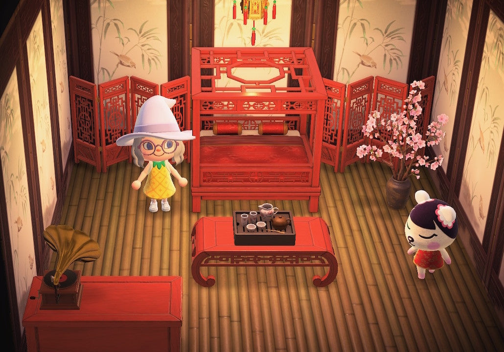 Pekoe house interior in Animal Crossing: New Horizons