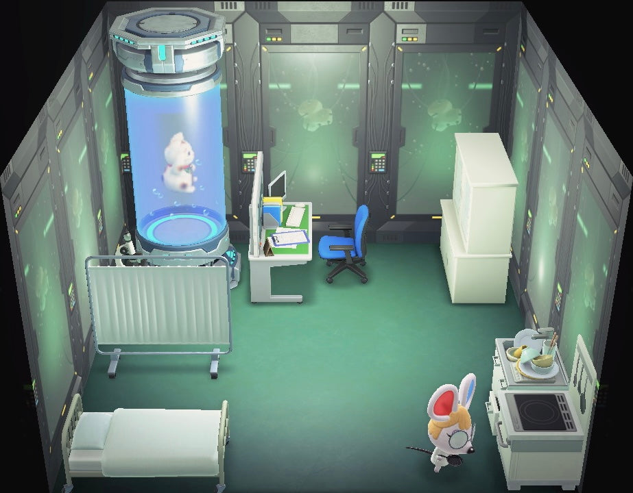 Petri house interior in Animal Crossing: New Horizons