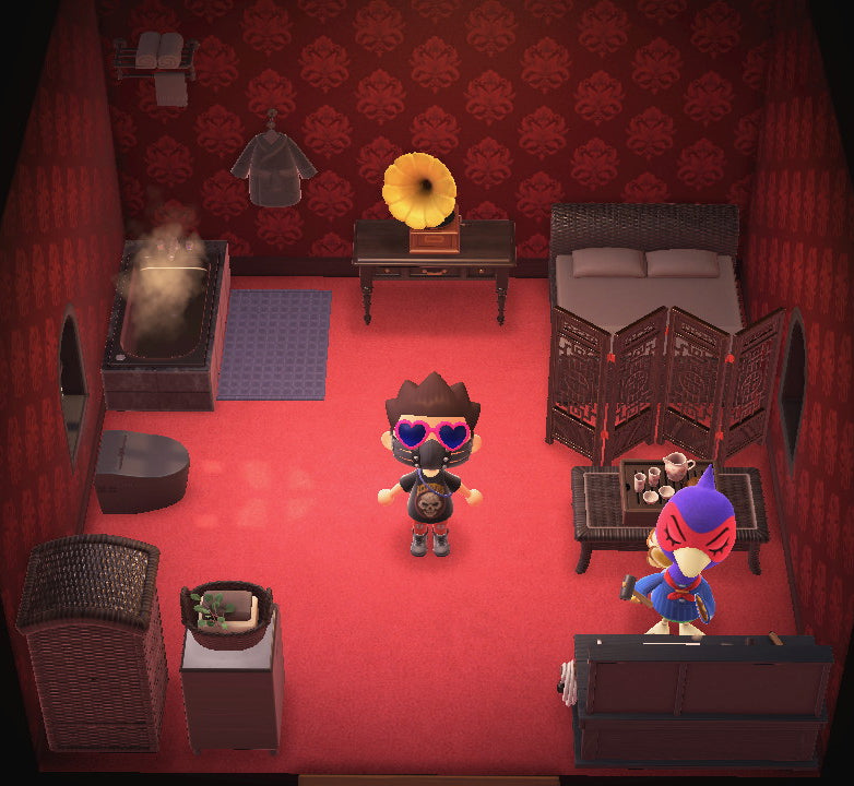 Phil house interior in Animal Crossing: New Horizons
