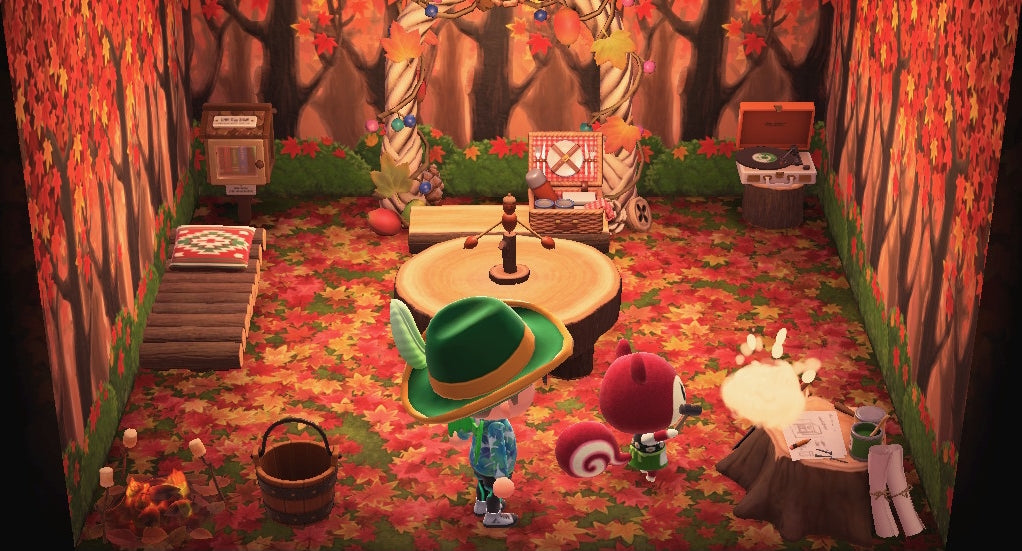Poppy house interior in Animal Crossing: New Horizons