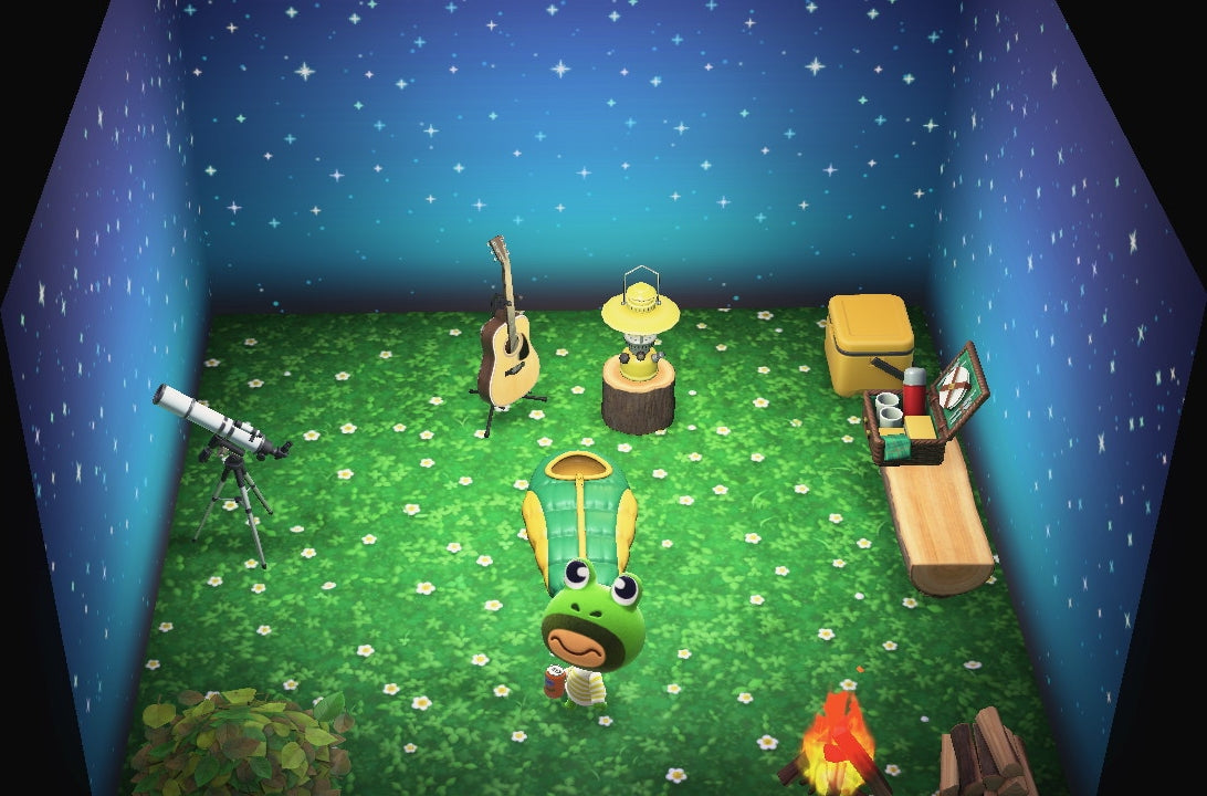 Prince house interior in Animal Crossing: New Horizons