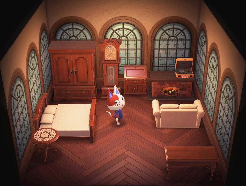 Purrl house interior in Animal Crossing: New Horizons
