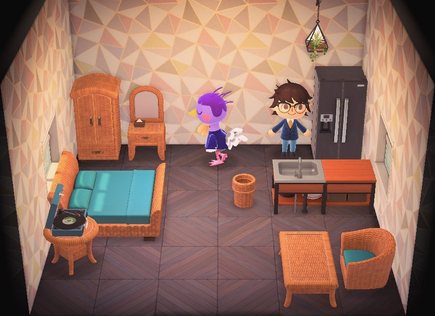 Queenie house interior in Animal Crossing: New Horizons