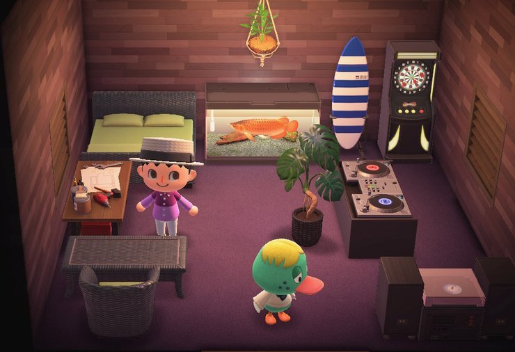 Quillson house interior in Animal Crossing: New Horizons