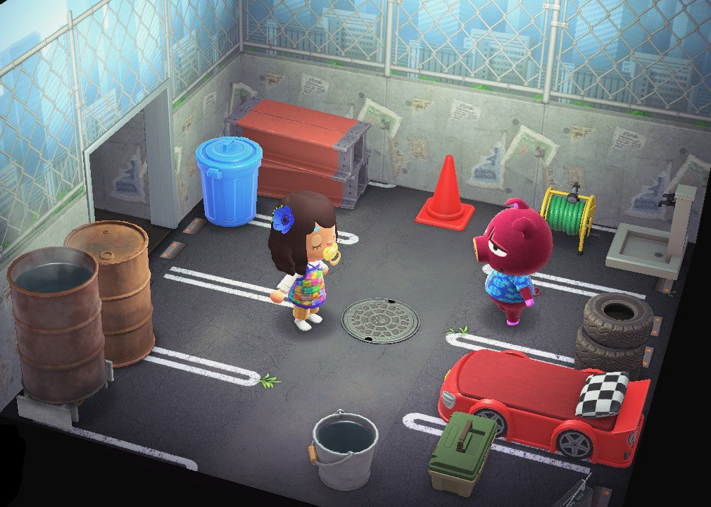 Rasher house interior in Animal Crossing: New Horizons