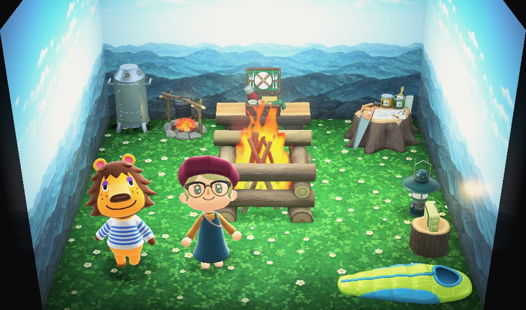 Rex house interior in Animal Crossing: New Horizons