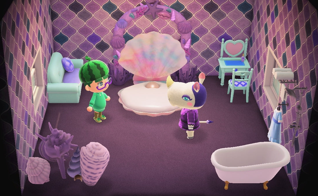 Rhonda house interior in Animal Crossing: New Horizons