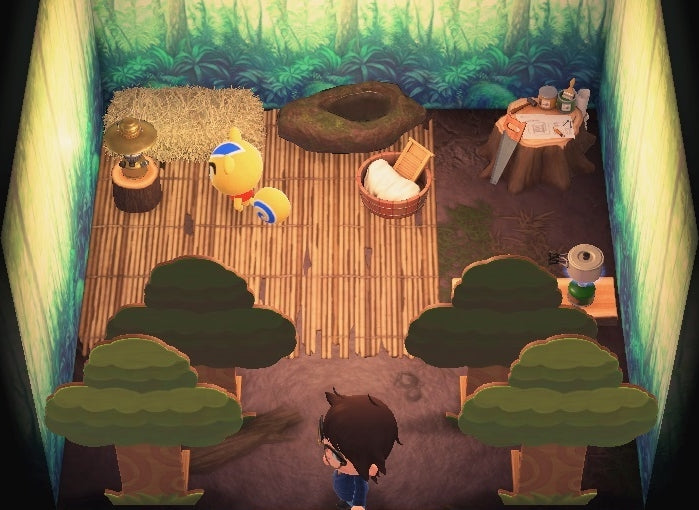 Ricky house interior in Animal Crossing: New Horizons