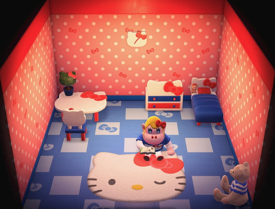 Rilla house interior in Animal Crossing: New Horizons