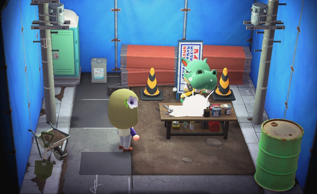 Rocco house interior in Animal Crossing: New Horizons