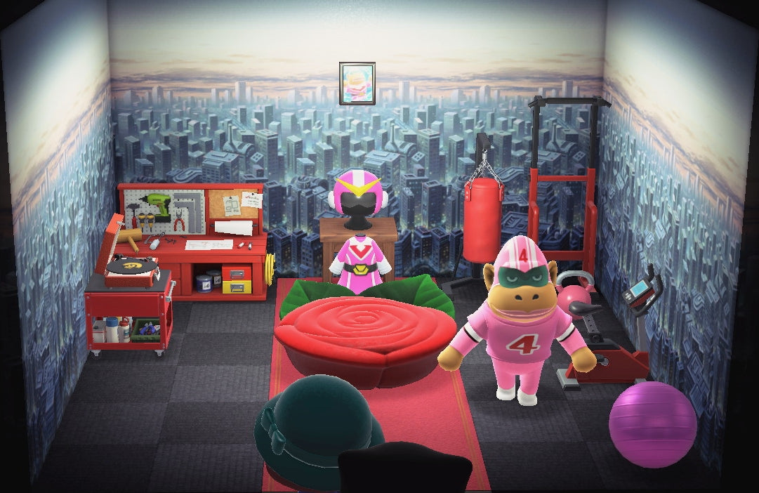 Rocket house interior in Animal Crossing: New Horizons