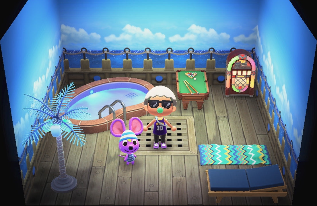 Rod house interior in Animal Crossing: New Horizons