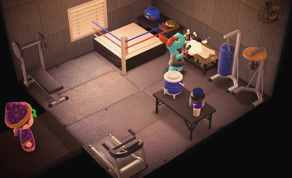 Rooney house interior in Animal Crossing: New Horizons