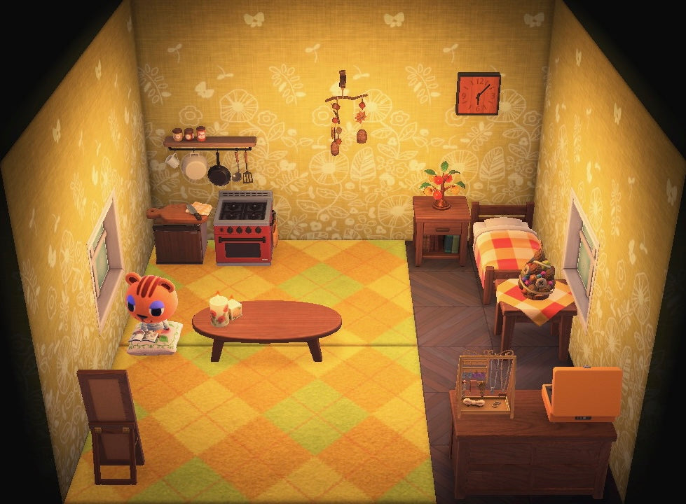 Sally house interior in Animal Crossing: New Horizons