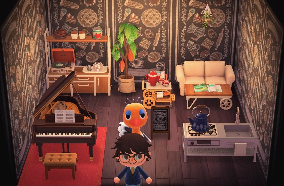 Sandy house interior in Animal Crossing: New Horizons