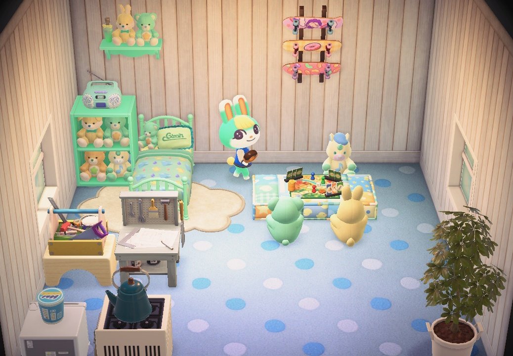 Sasha house interior in Animal Crossing: New Horizons